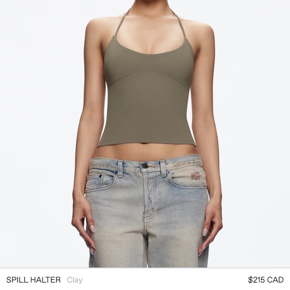 Tank Air Tops - Tankair spill halter clay XS